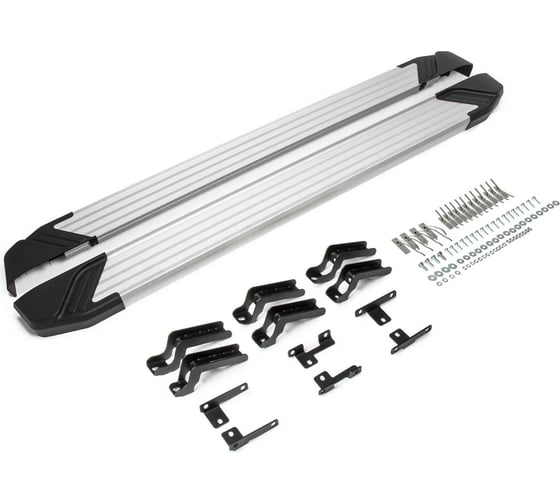 Порог-площадка Rival Slim silver Haval F7 2019-2022, Haval F7 2022-2024 S180AL.9403.1