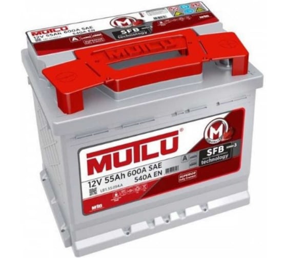 Аккумулятор Mutlu SFB M3 6СТ-55.0 uni L1.55.054.A