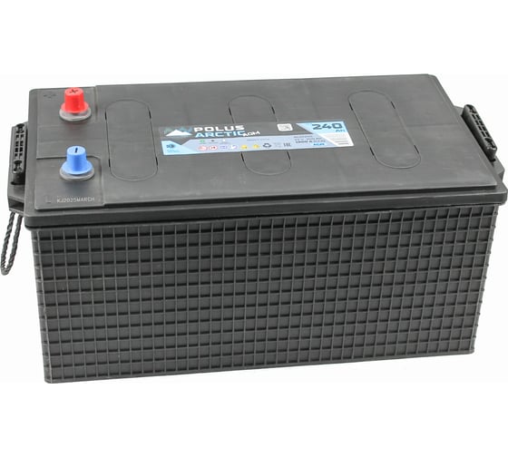 Аккумулятор автомобильный POLUS ARCTIC AGM 6СТ-240 евро.конус PA240AGM
