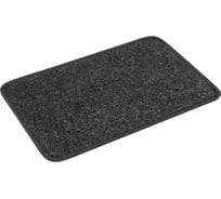 Текстильный подпятник для водительского коврика AutoFlex окантовка тесьма, цвет графит 5000102