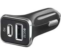 Автомобильное зарядное устройство AKAI CH-6D06 38 Вт (PD20Вт+QC18Вт), USB A, Type C, черный CH-6D06B