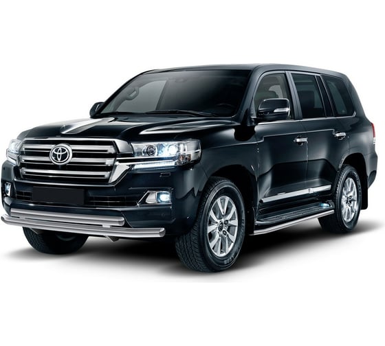 Защита штатных порогов Rival d57, для Lexus LX III рестайлинг 2014-2015 г.в./Toyota Land Cruiser 200 R.5713.013 1