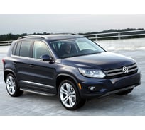 Пороги на автомобиль Rival Premium для Volkswagen Tiguan I 2007-2017 г.в., 173 см, 2 шт., алюминий A173ALP.5802.2