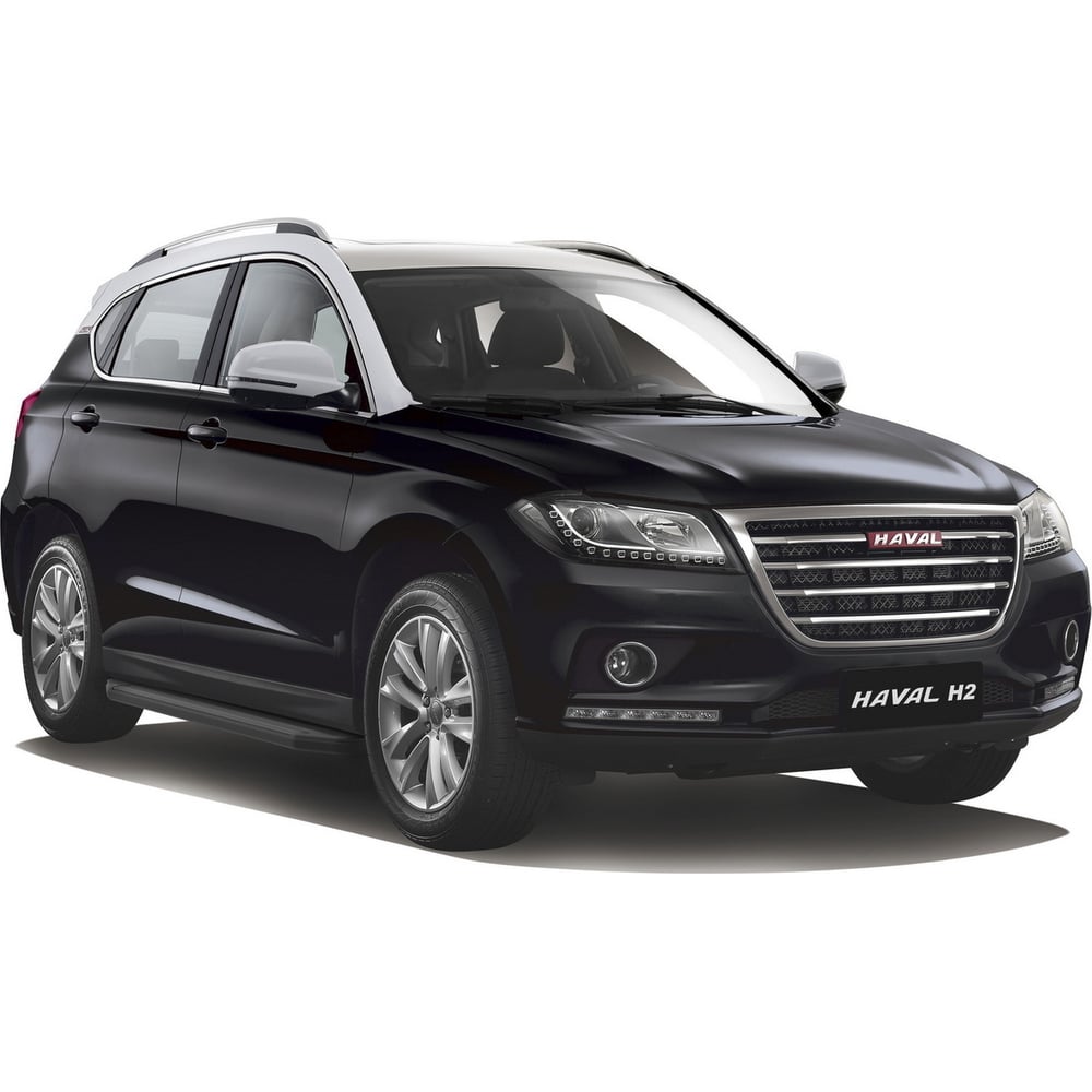 Пороги на автомобиль Rival Premium-Black для Haval H2 2014-2020 г.в., 173  см, 2 шт., алюминий A173ALB.9401.1 - выгодная цена, отзывы, характеристики,  4 видео, фото - купить в Москве и РФ