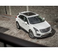 Пороги на автомобиль Rival Premium-Black для Cadillac XT5 2016-2019-2019-н.в., 193 см, 2 шт., алюминий A193ALB.0801.1