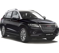 Пороги на автомобиль Rival Black для Haval H2 2014-2020 г.в., 173 см, 2 шт., алюминий F173ALB.9401.1