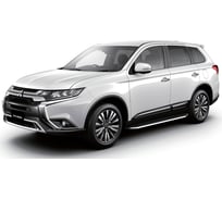 Пороги на автомобиль Rival Premium для Citroen C4 Aircross 2012-2016 г.в./C-Crosser A173ALP.4005.1