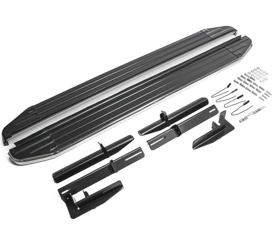 Пороги на автомобиль Rival Premium для Citroen C4 Aircross 2012-2016 г.в./C-Crosser A173ALP.4005.1