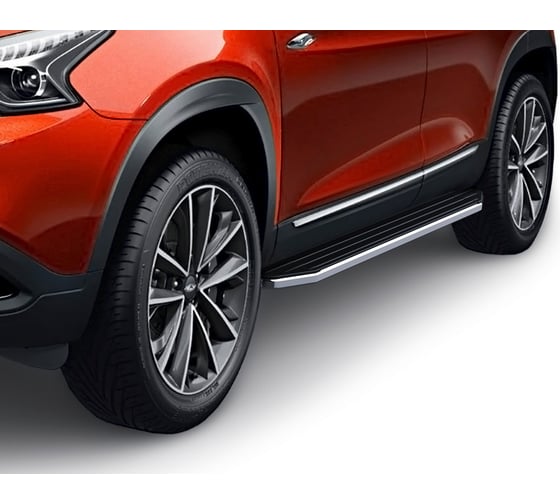 Пороги на автомобиль Rival Premium для Chery Tiggo 7 2019-2020 г.в./Tiggo 8 2020-н.в., 180 см, 2 шт., алюминий A180ALP.0905.1