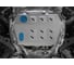 Защита картера и КПП Rival Changan CS95 Plus 4WD АКПП 2023-/UNI-K 2020-, только рынок РФ, AL 3mm, 333.8908.1 2