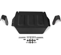 Защита РК Rival черная, для Mercedes-Benz G-klasse W464 V-4.0 421/585 л.с. 2018-н.в., штампованная 333.3954.1