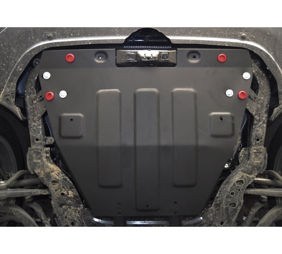 Защита картера и КПП Rival для FAW Besturn B50 I рестайлинг 2013-2017/Besturn X80 I рестайлинг 2016- н.в., 1.5 мм, с крепежом, штампованная 111.8009.1 1