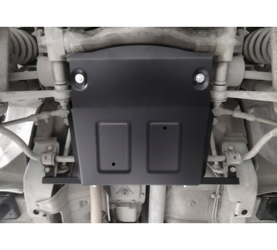 Защита КПП + переднего редуктора + комплект крепежа АвтоБроня Сталь Chevrolet Niva 111.01022.1
