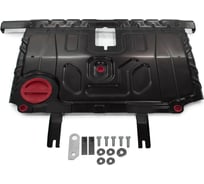 Защита картера + КПП АвтоБроня Toyota Corolla 2002-2006/Allex рест/BYD 111.09531.1