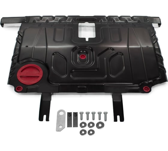 Защита картера + КПП АвтоБроня Toyota Corolla 2002-2006/Allex рест/BYD 111.09531.1 1