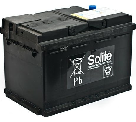 Аккумуляторная батарея Solite 6СТ70, 277x174x190, емкость 70 а/ч, ОП AGM70