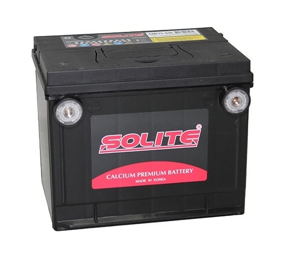 Аккумуляторная батарея Solite 230x1179x184 CMF75-650, емкость 75 а/ч, боковые клеммы CMF75-650
