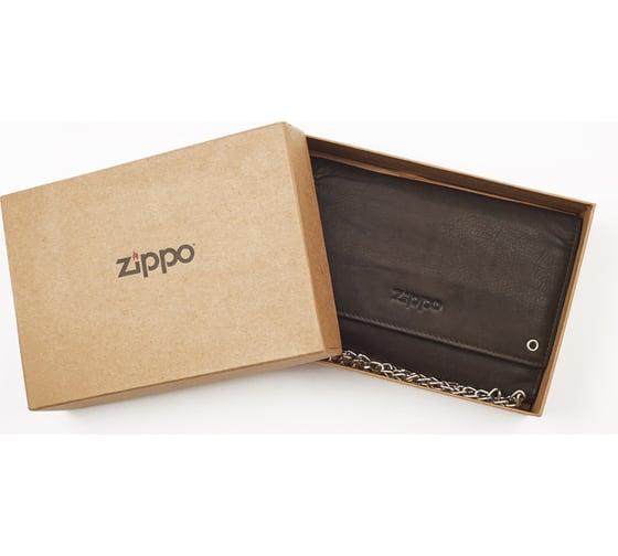 Бумажник Zippo коричневый, 17x3.5x11 см 2005129
