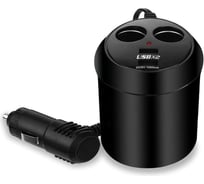 Авторазветвитель прикуривателя в подстаканник Beroma 07708915