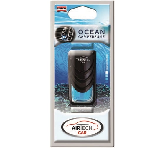 Автопарфюм жидкий во флаконе AREXONS Airtech Сar Perfume OCEAN, 7 мл 1421 1