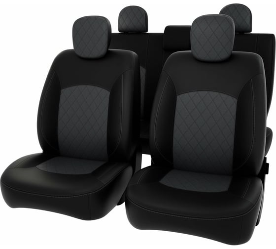 Чехлы PSV для Renault Duster I 2010-2015 с пакетом безопасности, ромб 134311 1