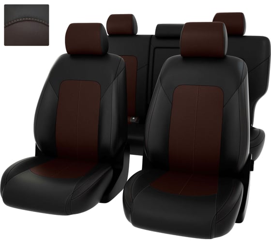 Чехлы PSV для Kia Sportage IV 2018 г.в., рестайлинг, 5 подголовников 131238 1