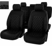 Чехлы PSV РОМБ для Kia Sportage IV 2018 г.в., рестайлинг, 5 подголовников 131244