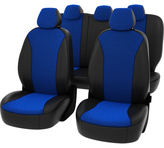 Чехлы PSV для Lada Vesta Vesta SW Cross 2015 г.в., синий, флок 134691 1