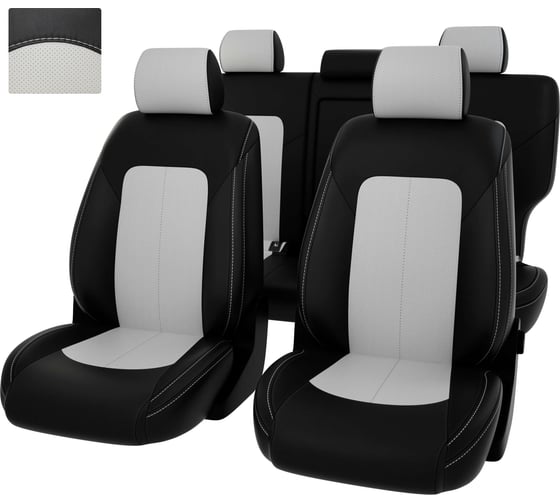 Чехлы PSV для Kia Sportage IV 2018 г.в., рестайлинг, 5 подголовников 134298