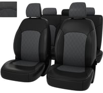 Чехлы PSV для Hyundai Solaris II / Kia Rio IV 2017- Sd Comfort Prestige, ромб 132263