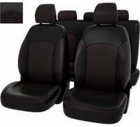 Чехлы PSV для Hyundai Solaris II / Kia Rio IV 2017 Sd Comfort Prestige, ромб 130826