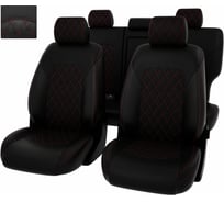 Чехлы PSV РОМБ для Kia Sportage IV 2018 г.в., рестайлинг, 5 подголовников 131242