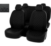 Чехлы PSV для Hyundai Solaris I 2010-2017 г. Sd, ромб 130454