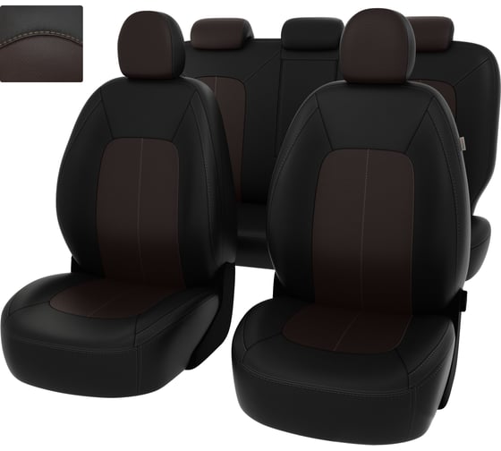 Чехлы PSV для VW Tiguan II 2016 г.в., разные передние спинки 129508 1
