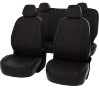 Чехлы PSV РОМБ для VW Polo V 2009-2020 г.в. Sd, деленная спинка 131070