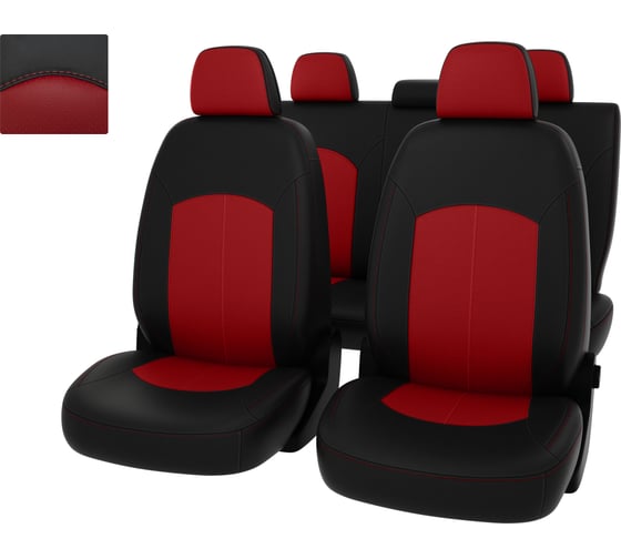 Чехлы PSV для VW Polo V 2009-2020 г.в. Sd, деленная спинка 129898 1