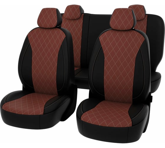 Чехлы PSV для Toyota Camry XV70 2017, ромб 133297