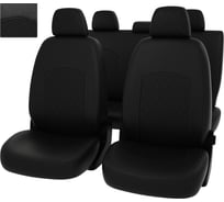 Чехлы PSV для VW Polo V 2009-2020 Sd сплошная спинка, ромб 130799