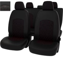 Чехлы PSV для VW Polo V 2009-2020 Sd деленная спинка, ромб 131791