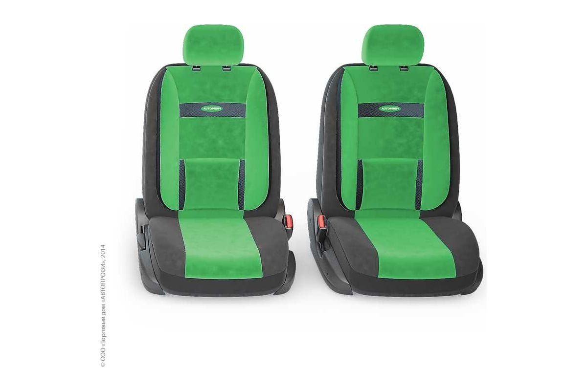 Чехлы на сиденья AUTOPROFI универсальные COMFORT COM-1105 BK/GREEN -  выгодная цена, отзывы, характеристики, фото - купить в Москве и РФ