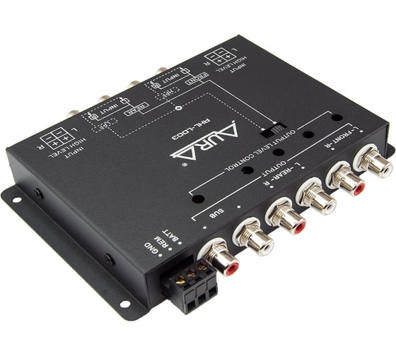 Адаптер высокого уровня AurA Hi/Low, 6 каналов, суммирование сигнала RHL-LD03 1