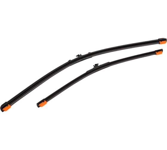 Щетки стеклоочистителя бескаркасные 2 шт, 600/450 мм, 24"/18" Emgrand 10-, Rio 17-, Sportage AIRLINE AWB-BK-600-450K