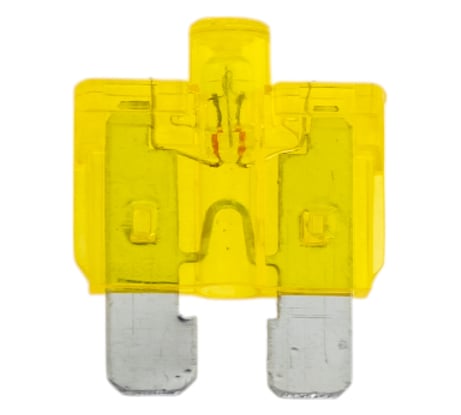 Предохранитель Nord-Yada MEDIUM стандарт 20 A, 19.1x5.1 мм, h18.8 W270-1, 2 шт в упаковке 901783