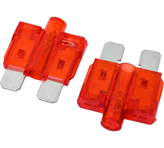 Предохранитель Nord-Yada MEDIUM стандарт 10 A, 19.1x5.1 мм, h18.8 W270-1, 2 шт в упаковке 901781 1
