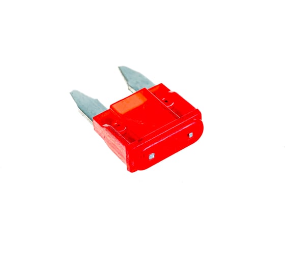 Предохранитель Nord-Yada MINI 10 A, 10.9x3.9 мм, h16.3 W269, 2 шт в упаковке 901842