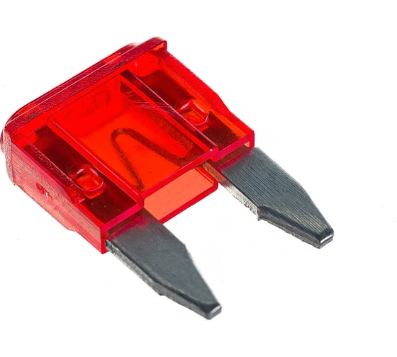 Предохранитель Nord-Yada MINI 10 A, 10.9x3.9 мм, h16.3 W269, 2 шт в упаковке 901842