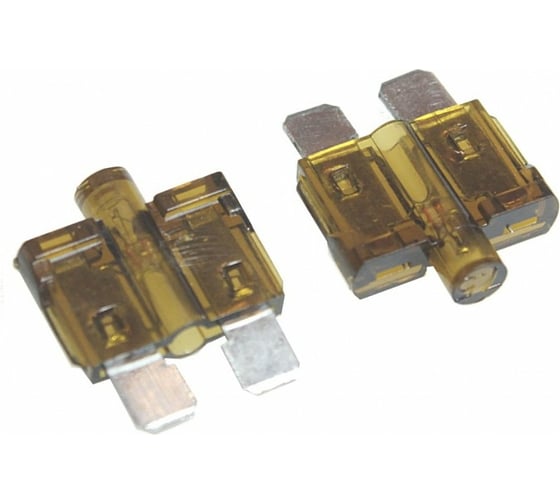 Предохранитель Nord-Yada MEDIUM стандарт 7.5 A, 19.1x5.1 мм, h18.8 W270-1, 2 шт в упаковке 901780