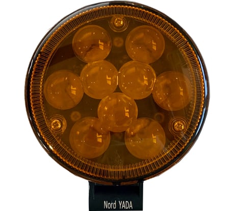 Фара рабочего света Nord-Yada 27 Вт, круглая, 9 диодов, желтый, 110х110х54 908617