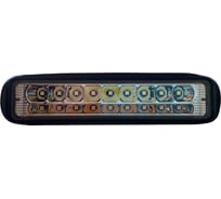 Фара рабочего света Nord-Yada 18 Вт, прямоугольная, 18 диодов, сторобоскоп, 6 режимов, белый/желтый, 150х38х40 908618