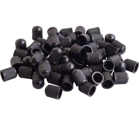 Колпачки на шинный вентиль Airline черные, пластик, 60 шт. AVC-60-01